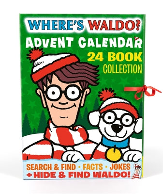 Where's Waldo? Advent Calendar 24-Book Collection: (A Christmas Countdown with 24 Minibooks, Holiday Activities, Jokes, and Family Fun for Kids Ages 5 by Handford, Martin