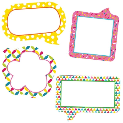 School Pop Small Speech Bubbles Mini Cutouts by Carson Dellosa Education