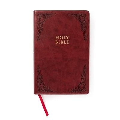 CSB Large Print Personal Size Reference Bible, Burgundy Leathertouch: Holy Bible by Csb Bibles by Holman
