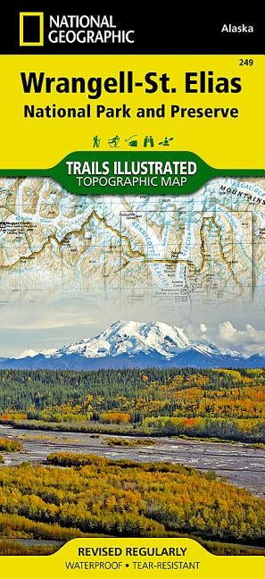 Wrangell-St. Elias National Park and Preserve Map by National Geographic Maps