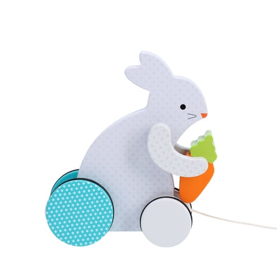 Busy Bunny Wooden Pull Toy by Petit Collage