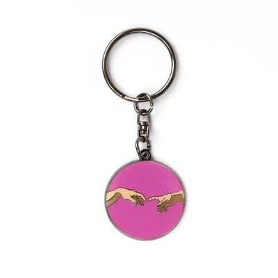 Keychain - Creation of Adam - Michelangelo by Today Is Art Day