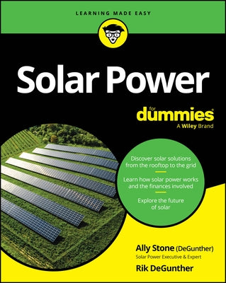 Solar Power for Dummies by Stone, Ally