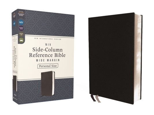 Niv, Side-Column Reference Bible, Personal Size, Leathersoft, Black, Comfort Print by Zondervan