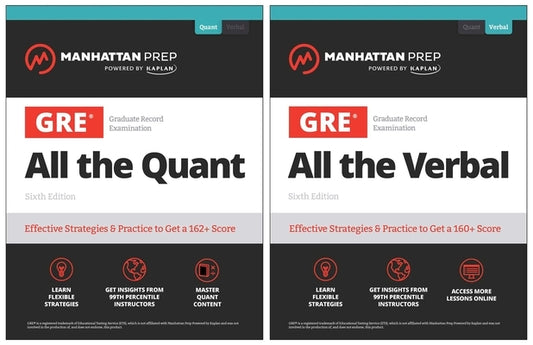 All the GRE: Effective Strategies & Practice from 99th Percentile Instructors by Manhattan Prep