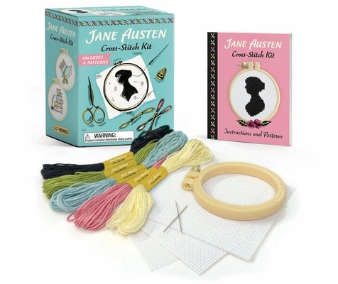 Jane Austen Cross-Stitch Kit: Includes 4 Patterns by Caetano, Sosae
