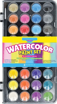 Studio Series Junior Watercolor Paint Set (Set of 36) by Peter Pauper Press