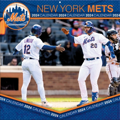 New York Mets 2024 12x12 Team Wall Calendar by Turner Sports