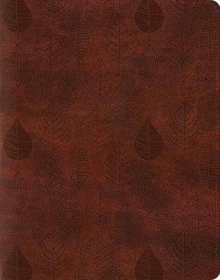 Single Column Journaling Bible-ESV-Leaves Design by Crossway Bibles