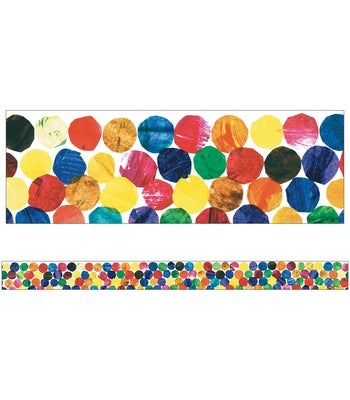 The Very Hungry Caterpillar(tm) Dots Straight Bulletin Board Borders by Carson Dellosa Education