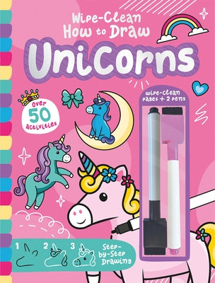 Wipe-Clean How to Draw Unicorns by Copper, Jenny