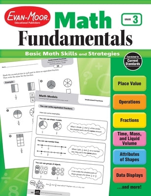 Math Fundamentals, Grade 3 Teacher Resource by Evan-Moor Educational Publishers