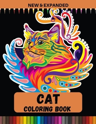 Cat Coloring Book (New & Expanded): Best Coloring Gifts for Kids (4-12), Boys & Girls by Point, Print