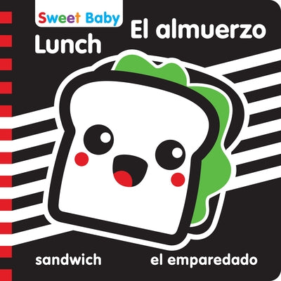 Sweet Baby Series Lunch 6x6 Bilingual: A High Contrast Introduction to Mealtime by 7. Cats Press