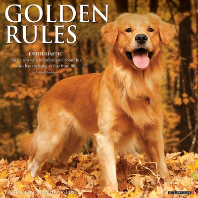 Golden Rules 2024 12 X 12 Wall Calendar by Willow Creek Press