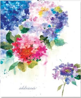 Hydrangeas Large Address Book by Peter Pauper Press, Inc