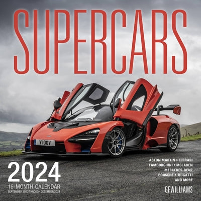 Supercars 2024: 16-Month Calendar - September 2023 Through December 2024 by Williams, George F.