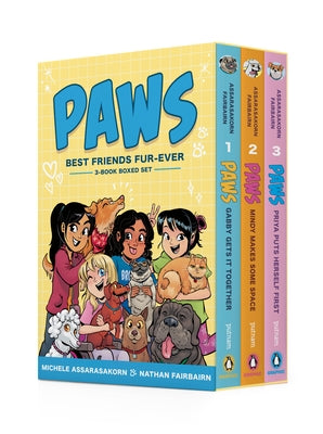 Paws: Best Friends Fur-Ever Boxed Set (Books 1-3): Gabby Gets It Together, Mindy Makes Some Space, Priya Puts Herself First (a Graphic Novel Boxed Set by Fairbairn, Nathan