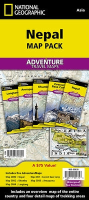 Nepal [Map Pack Bundle] by National Geographic Maps