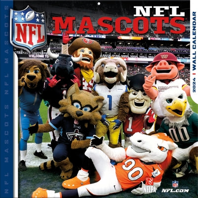 NFL Mascots 2024 12x12 Wall Calendar by Turner Sports