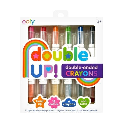 Double Up! Double-Ended Crayons (Set of 6 / 12 Colors) by Ooly