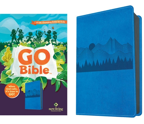 NLT Go Bible for Kids (Leatherlike, Blue Mountains): A Life-Changing Bible for Kids by Tyndale