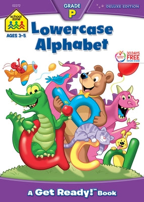 School Zone Lowercase Alphabet Workbook by Zone, School