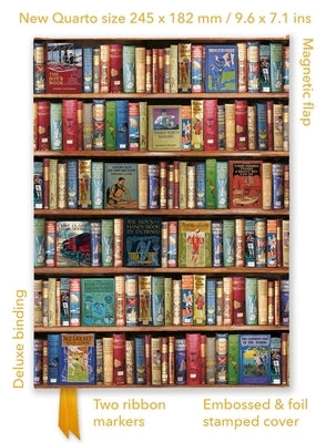 Bodleian Libraries: Hobbies & Pastimes Bookshelves (Foiled Quarto Journal) by Flame Tree Studio