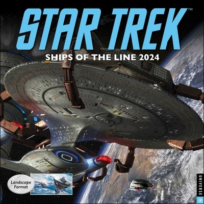 Star Trek: Ships of the Line 2024 Wall Calendar by Mtv/Viacom