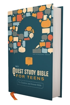 Niv, Quest Study Bible for Teens, Hardcover, Navy, Comfort Print: The Question and Answer Bible by Christianity Today Intl