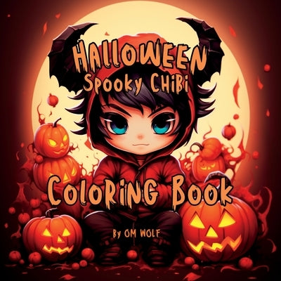 Halloween Spooky Chibi Coloring Book by Wolf, Om