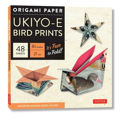 Origami Paper 8 1/4 (21 CM) Ukiyo-E Bird Print 48 Sheets: Tuttle Origami Paper: Double-Sided Origami Sheets Printed with 8 Different Designs: Instruct by Tuttle Studio