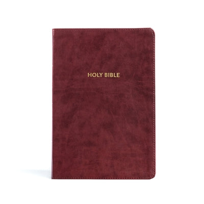 KJV Rainbow Study Bible, Burgundy Leathertouch, Indexed by Holman Bible Publishers