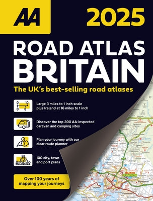 AA Road Atlas Britain 2025 Spiral by Publishing, Aa