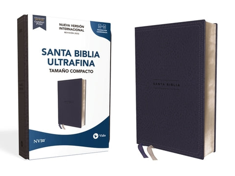 Nvi, Santa Biblia, Revisi?n 2022, Ultrafina, Tama?o Compacto, Leathersoft, Azul Marino, Palabras de Jes?s En Rojo, Comfort Print by Nueva Versi?n Internacional