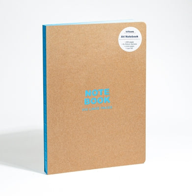 Teneues - A4 Notebook: Kraft and Neon Blue, Hardcover - 230 Lined Pages with Lay Flat Binding: Large Format Hardcover A4 Style Notebook with Special F by Teneues