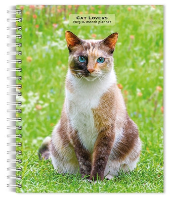 Cat Lovers 2025 6 X 7.75 Inch Spiral-Bound Wire-O Weekly Engagement Planner Calendar New Full-Color Image Every Week by Browntrout