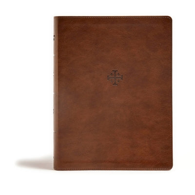 CSB Life Connections Study Bible, Brown Leathertouch, Indexed by Coleman, Lyman