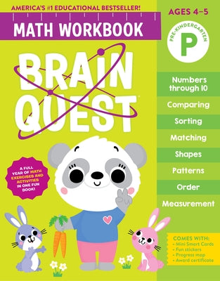 Brain Quest Math Workbook: Pre-Kindergarten by Workman Publishing