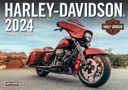 Harley-Davidson 2024: 16-Month 17x12 Wall Calendar - September 2023 Through December 2024 by Blattel, David