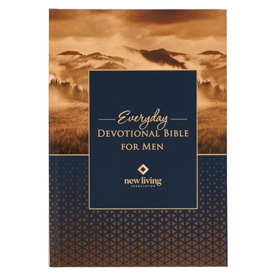 NLT Holy Bible Everyday Devotional Bible for Men New Living Translation by Christian Art Gifts