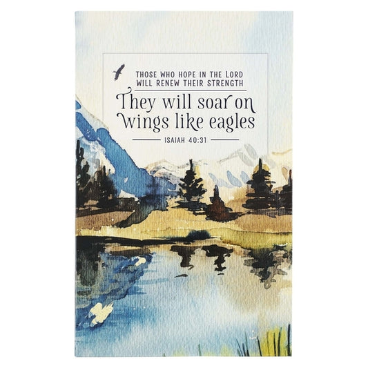 Journal on Wings Like Eagles I by Christian Art Gifts Inc