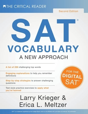 SAT(R) Vocabulary: A New Approach by Krieger, Larry