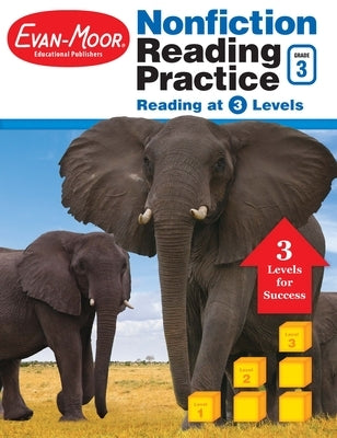 Nonfiction Reading Practice, Grade 3 Teacher Resource by Evan-Moor Educational Publishers