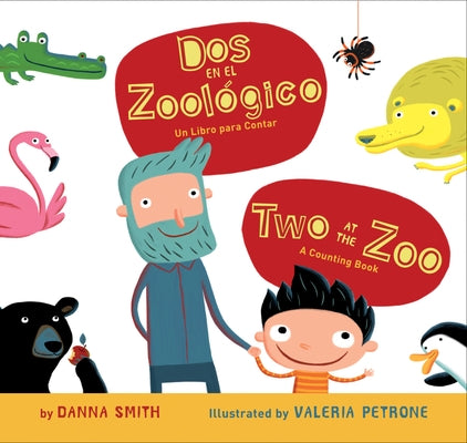 Two at the Zoo/DOS En El Zoologico Board Book: Bilingual English-Spanish by Smith, Danna