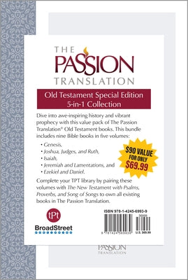 The Passion Translation Old Testament Special Edition: 5-In-1 Collection by Simmons, Brian