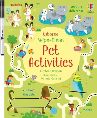 Wipe-Clean Pet Activities by Robson, Kirsteen