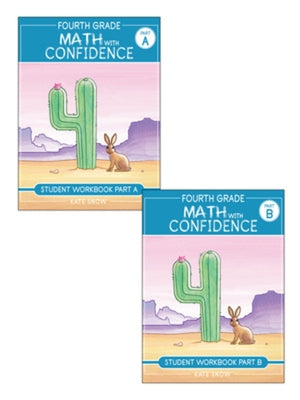 Fourth Grade Math with Confidence Student Workbook Bundle by Snow, Kate