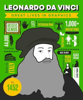 Great Lives in Graphics: Leonardo Da Vinci by Books, Button