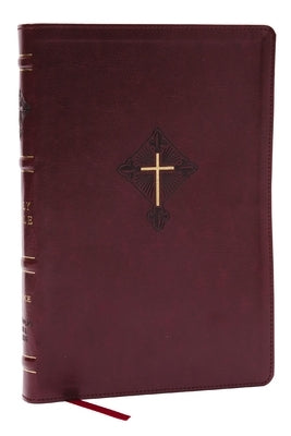 Rsv2ce, Thinline Large Print Catholic Bible, Crimson Leathersoft, Comfort Print by Catholic Bible Press